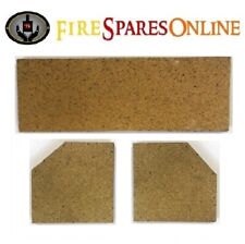 Genuine Clay Brick Set to Fit Firefox 5 NONE ECO Stove, NOT Vermiculite Copy