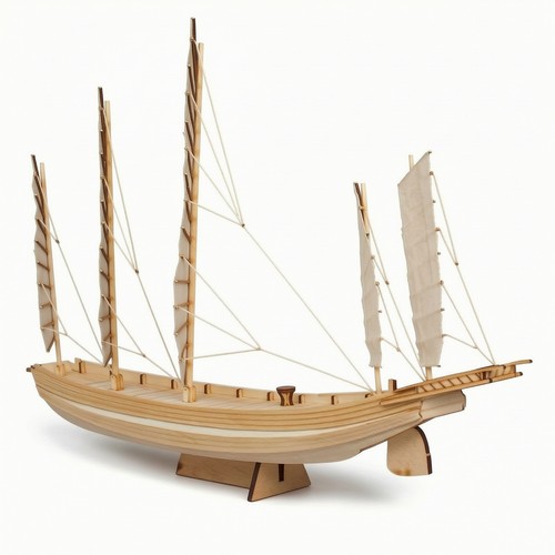 Wooden sailing ship kit - ship, cut