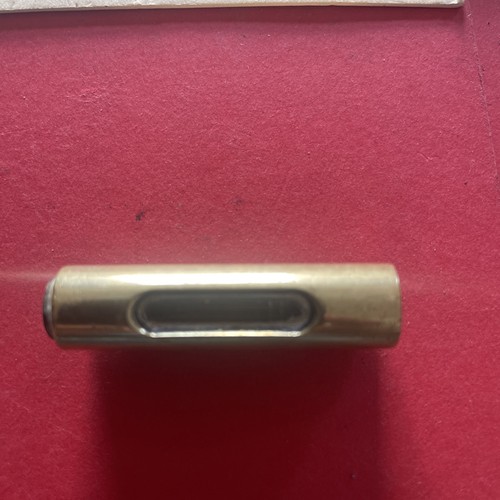Vintage brass spirit level