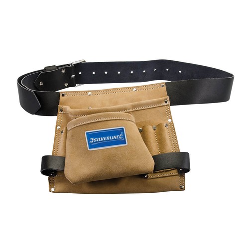 Silverline leather tool bag - leather,