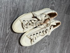 Vintage 70s 80s Vans Rare Made In USA Small Size 5.5 White
