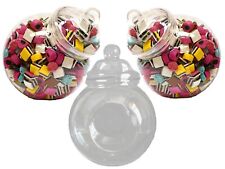 3.2L Plastic Jar 3200ml Large Sweet Jars Victorian Style Lids Wedding Party Food