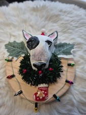 English Bull Terrier Xmas Ornament Christmas Tree Hanging