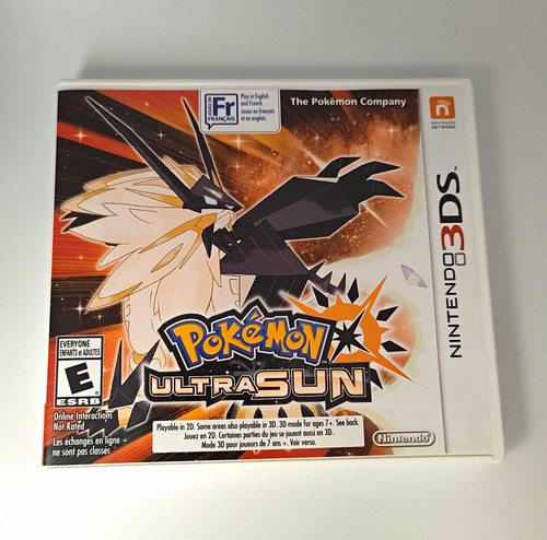 Pokémon ultra sun 3ds cib - pokémon,