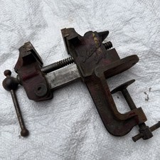 VINTAGE RECORD IMP NO 80 BENCH VICE 2.5" JAWS ORIGINAL PAINTWORK