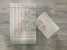 Bulk 20 Pcs Twin Cotton Bedsheet with Pillowcase Screen Printed 120 Thread Count