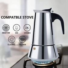 Stovetop Espresso Maker,Moka Pot,Percolator Italian Coffee Maker,Stainless Steel