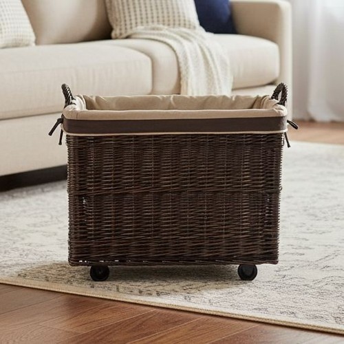 Large wicker storage - large, log