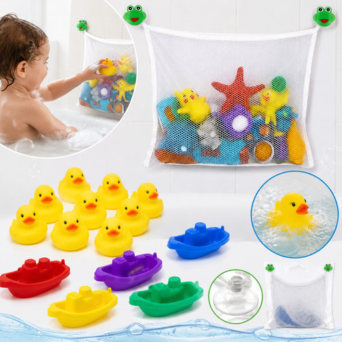 Baby bath toys set - bath, rubber