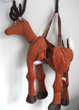 Reindeer wearable costume walk