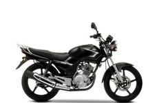 YAMAHA YBR125 BREAKING. REAR