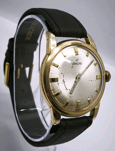 Vtg 1960s enicar gold - vtg, plated