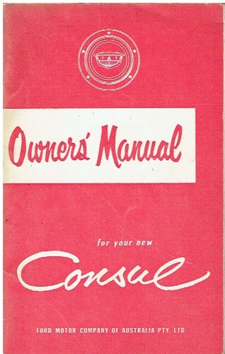 Ford consul mk2 - (australia),