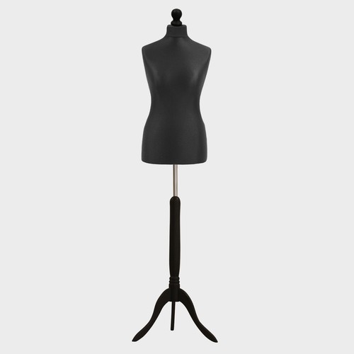 Female tailor dummy - bust, black