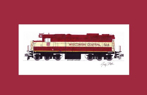 Wisconsin central sdl39 584 - central,