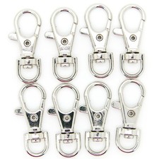 Metal Lanyard Hook Silver