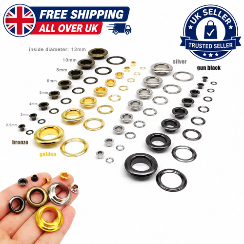 50pcs metal eyelet grommet - 50pcs,