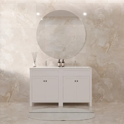 Ivory marble effect large - marble,