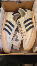 Adidas Originals Jeans☆White/Navy☆ Leather☆UK 9☆BNIB+Tags☆Immaculate☆Unworn☆New