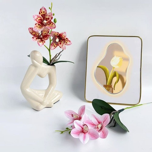 Cymbidium orchid silk - cymbidium,