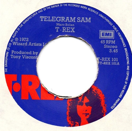Telegram sam rex - t.rex, 1970s