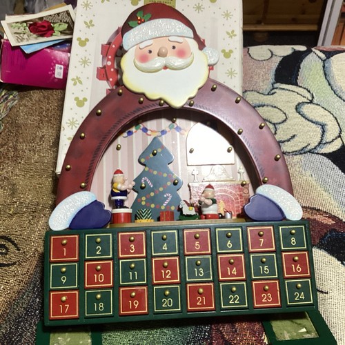 Vintage wooden advent - wooden,