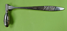 Vintage Stainless Steel - Gardner of Edinburgh medical reflex hammer- 15cm long.