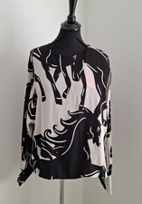 SPORTMAX max mara running horses equestrian blouse size UK14 NEW  cost £ 180