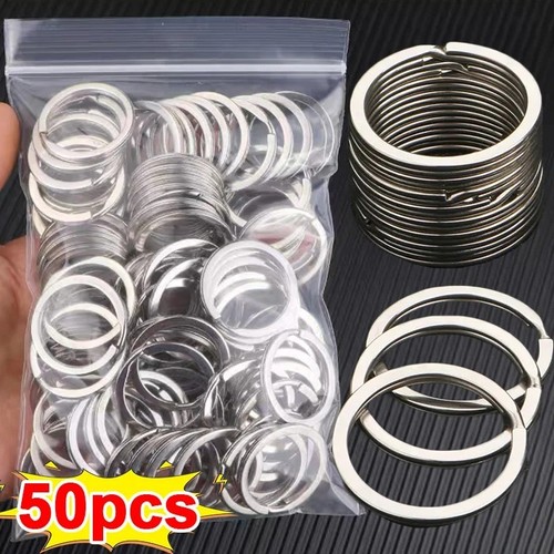 Stainless steel split ring - steel,