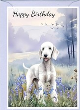 Bedlington Terrier Dog (4"x