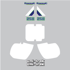 1986 KAWASAKI KX 250 DECAL KIT VINTAGE MOTOCROSS