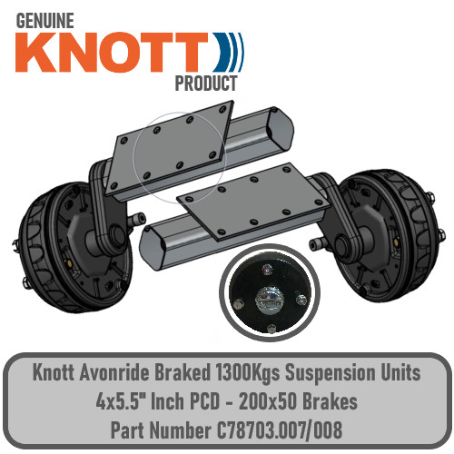 Genuine knott trailer - genuine, 1300kg