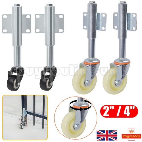 Gate wheel spring loaded - 4",