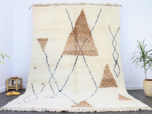 Handmade moroccan berber rug - berber,