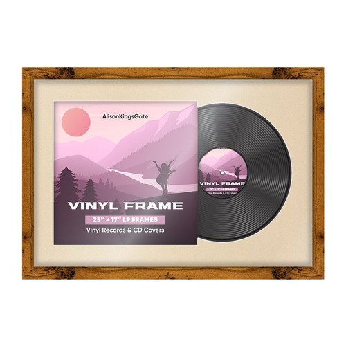 Vinyl frame record - lp, &