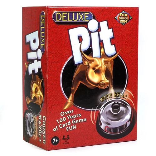 Pit deluxe bell card game - pit,