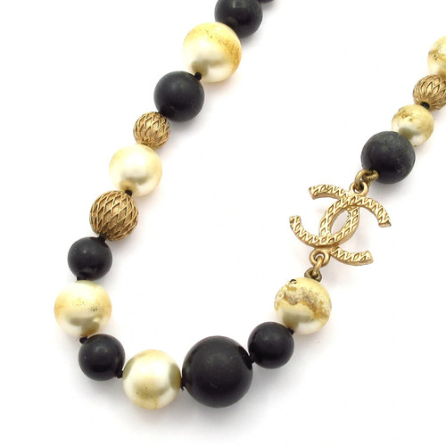 Chanel coco cream - black, gold