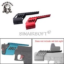 Tactical Pistol Picatinny Laser Rail Scope Mount Base For Glock 17 18 19 Airsoft