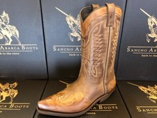 Sancho boots cowboy boots western boots 5119 brown already soled 