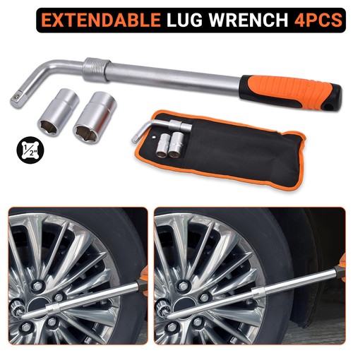 Extendable lug wheel brace - extendable,