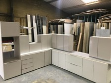 CASHMERE BUDGET GLOSS Replacement Kitchen Slab Doors UK Made To Measure & Cheap!