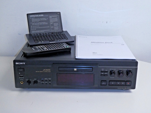 Sony mds ja30es high - sony, high-end