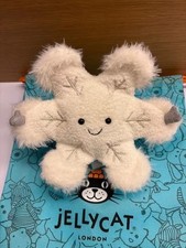 Jellycat 2025 Brand New Snowflake: Christmas BNWT PLUSH Tags & dust Bag uk