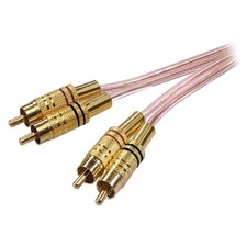 1m Pro Audio Metal 2 x RCA