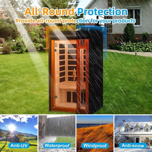 Outdoor sauna cover windproof - outdoor,
