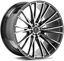 Alloy Wheels 19" Axe CF2 Black Polished Face For Saab 9-3 [Mk2] 03-14