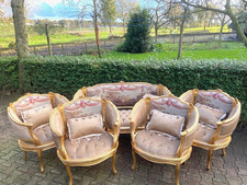 Sofa Set 5 Pcs Louis XVI