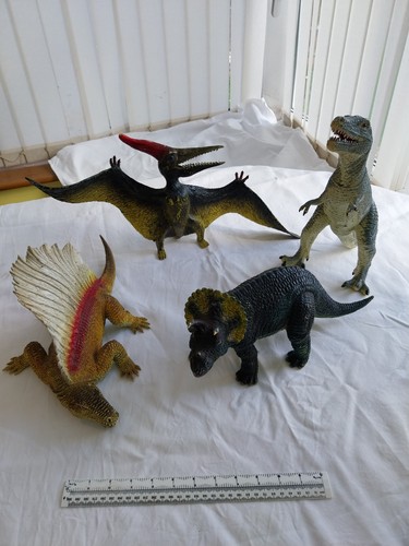 Large toy dinosaurs - dinosaurs, in