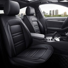 For Renault Car Seat Covers 2-PCS Front PU Leather Interior Full Protection