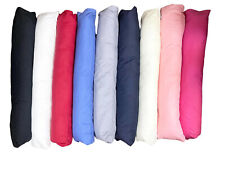 Plain Fabric Draught Excluder Decorative Door or Window Draft Guard, Energy Save